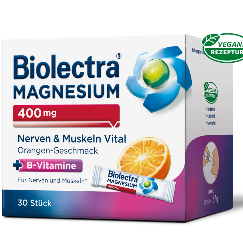 Bioelectra Mg Vital 400 mg+ Vitamin B a 30 kesica