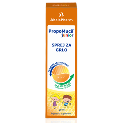 Herbiko Propomucil junior sprej za grlo 20ml