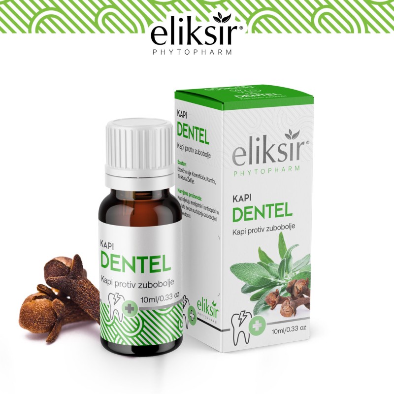 Eliksir dentel kapi protiv zubobolje 10ml