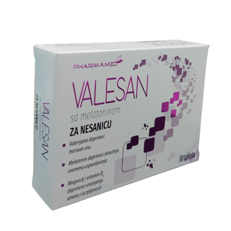 VALESAN sa melatoninom za nesanicu tablete a 30