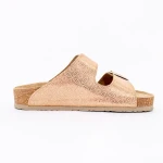 Vesna papuče lux metal roza