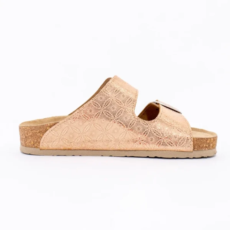 Vesna papuče lux metal roza