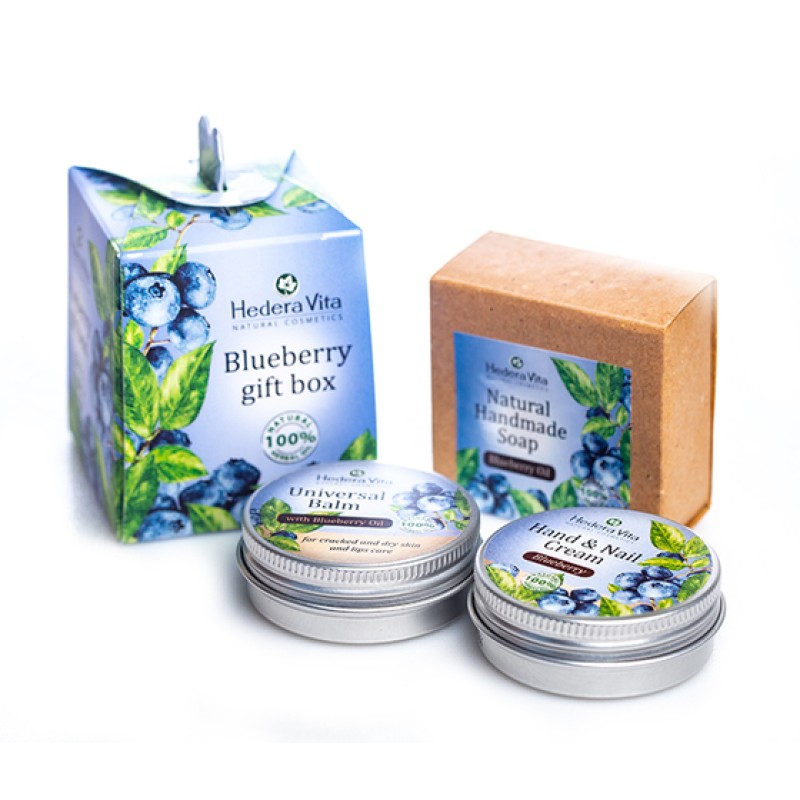 Hedera Vita poklon set borovnica