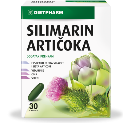 Silimarin artičoka a 30 kapsula