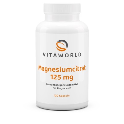 Vitaworld Mg citrat 125mg kapsule a120